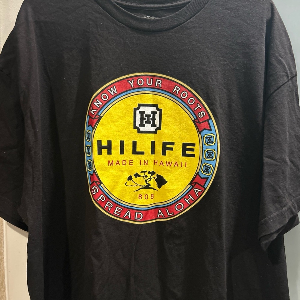 Hawaii HI LIFE  Know Your Roots Spread Aloha Men’s 2XL  T-Shirt